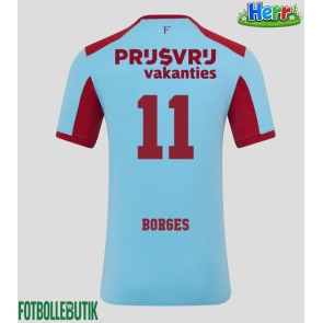 Feyenoord Goncalo Borges #11 Tredje Tröja 2025-26 Kortärmad